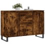 Aparador de madera de ingeniería roble ahumado 104x35x70 cm de vidaXL, Aparadores - Ref: Foro24-827217, Precio: 101,75 €, Des...