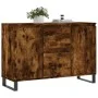 Sideboard aus geräuchertem Eichenholzwerkstoff, 104 x 35 x 70 cm von vidaXL, Sideboards - Ref: Foro24-827217, Preis: 93,55 €,...