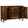 Sideboard aus geräuchertem Eichenholzwerkstoff, 104 x 35 x 70 cm von vidaXL, Sideboards - Ref: Foro24-827217, Preis: 93,55 €,...
