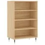 Tall Sonoma oak engineered wood sideboard 57x35x90 cm by vidaXL, Sideboards - Ref: Foro24-827223, Price: 54,91 €, Discount: %
