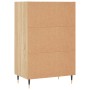 Hohes Sideboard aus Sonoma-Eiche, 57 x 35 x 90 cm von vidaXL, Sideboards - Ref: Foro24-827223, Preis: 55,87 €, Rabatt: %