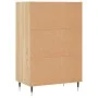Tall Sonoma oak engineered wood sideboard 57x35x90 cm by vidaXL, Sideboards - Ref: Foro24-827223, Price: 54,91 €, Discount: %