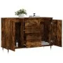 Sideboard aus geräuchertem Eichenholzwerkstoff, 104 x 35 x 70 cm von vidaXL, Sideboards - Ref: Foro24-827201, Preis: 87,94 €,...
