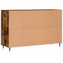 Sideboard aus geräuchertem Eichenholzwerkstoff, 104 x 35 x 70 cm von vidaXL, Sideboards - Ref: Foro24-827201, Preis: 89,19 €,...