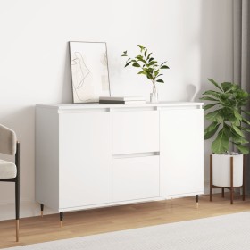 Weißes Sideboard aus Holzwerkstoff, 104 x 35 x 70 cm von vidaXL, Sideboards - Ref: Foro24-827196, Preis: 87,97 €, Rabatt: %