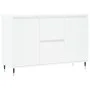 Weißes Sideboard aus Holzwerkstoff, 104 x 35 x 70 cm von vidaXL, Sideboards - Ref: Foro24-827196, Preis: 92,24 €, Rabatt: %