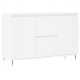 White engineered wood sideboard 104x35x70 cm by vidaXL, Sideboards - Ref: Foro24-827196, Price: 87,97 €, Discount: %