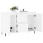 White engineered wood sideboard 104x35x70 cm by vidaXL, Sideboards - Ref: Foro24-827196, Price: 87,97 €, Discount: %