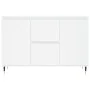 Weißes Sideboard aus Holzwerkstoff, 104 x 35 x 70 cm von vidaXL, Sideboards - Ref: Foro24-827196, Preis: 92,24 €, Rabatt: %