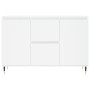 White engineered wood sideboard 104x35x70 cm by vidaXL, Sideboards - Ref: Foro24-827196, Price: 87,97 €, Discount: %