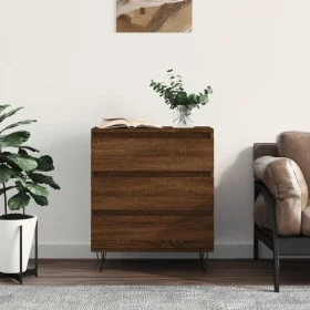 Sideboard aus braunem Eichensperrholz, 60 x 35 x 70 cm von vidaXL, Sideboards - Ref: Foro24-827187, Preis: 66,78 €, Rabatt: %
