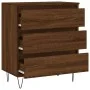 Sideboard aus braunem Eichensperrholz, 60 x 35 x 70 cm von vidaXL, Sideboards - Ref: Foro24-827187, Preis: 66,78 €, Rabatt: %