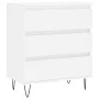 Aparador de madera contrachapada blanco 60x35x70 cm de vidaXL, Aparadores - Ref: Foro24-827180, Precio: 72,24 €, Descuento: %