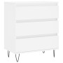 Weißes Sperrholz-Sideboard 60x35x70 cm von vidaXL, Sideboards - Ref: Foro24-827180, Preis: 73,31 €, Rabatt: %