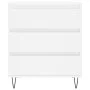 Weißes Sperrholz-Sideboard 60x35x70 cm von vidaXL, Sideboards - Ref: Foro24-827180, Preis: 71,41 €, Rabatt: %
