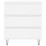 Weißes Sperrholz-Sideboard 60x35x70 cm von vidaXL, Sideboards - Ref: Foro24-827180, Preis: 73,31 €, Rabatt: %