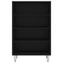 Tall black engineered wood sideboard 57x35x90 cm by vidaXL, Sideboards - Ref: Foro24-827229, Price: 55,82 €, Discount: %