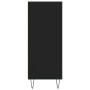 Tall black engineered wood sideboard 57x35x90 cm by vidaXL, Sideboards - Ref: Foro24-827229, Price: 55,82 €, Discount: %