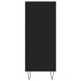 Tall black engineered wood sideboard 57x35x90 cm by vidaXL, Sideboards - Ref: Foro24-827229, Price: 55,24 €, Discount: %