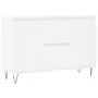 Weißes Sideboard aus Holzwerkstoff, 104 x 35 x 70 cm von vidaXL, Sideboards - Ref: Foro24-827204, Preis: 92,63 €, Rabatt: %