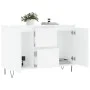 Weißes Sideboard aus Holzwerkstoff, 104 x 35 x 70 cm von vidaXL, Sideboards - Ref: Foro24-827204, Preis: 92,63 €, Rabatt: %