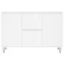 Weißes Sideboard aus Holzwerkstoff, 104 x 35 x 70 cm von vidaXL, Sideboards - Ref: Foro24-827204, Preis: 92,63 €, Rabatt: %