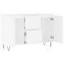 Weißes Sideboard aus Holzwerkstoff, 104 x 35 x 70 cm von vidaXL, Sideboards - Ref: Foro24-827204, Preis: 94,05 €, Rabatt: %