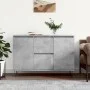 Concrete gray engineered wood sideboard 104x35x70 cm by vidaXL, Sideboards - Ref: Foro24-827208, Price: 93,33 €, Discount: %