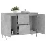 Concrete gray engineered wood sideboard 104x35x70 cm by vidaXL, Sideboards - Ref: Foro24-827208, Price: 93,33 €, Discount: %