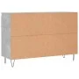 Concrete gray engineered wood sideboard 104x35x70 cm by vidaXL, Sideboards - Ref: Foro24-827208, Price: 93,33 €, Discount: %