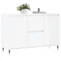 Glossy white engineered wood sideboard 104x35x70 cm by vidaXL, Sideboards - Ref: Foro24-827198, Price: 107,84 €, Discount: %