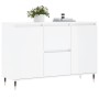 Hochglanzweißes Sideboard aus Holzwerkstoff, 104 x 35 x 70 cm von vidaXL, Sideboards - Ref: Foro24-827198, Preis: 107,46 €, R...