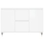 Hochglanzweißes Sideboard aus Holzwerkstoff, 104 x 35 x 70 cm von vidaXL, Sideboards - Ref: Foro24-827198, Preis: 107,46 €, R...