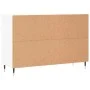 Glossy white engineered wood sideboard 104x35x70 cm by vidaXL, Sideboards - Ref: Foro24-827198, Price: 107,84 €, Discount: %