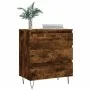 Aparador madera contrachapada color roble ahumado 60x35x70 cm de vidaXL, Aparadores - Ref: Foro24-827185, Precio: 57,81 €, De...