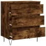Sideboard aus geräuchertem Eichensperrholz, 60 x 35 x 70 cm von vidaXL, Sideboards - Ref: Foro24-827185, Preis: 57,81 €, Raba...