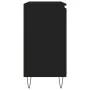 Black engineered wood sideboard 104x35x70 cm by vidaXL, Sideboards - Ref: Foro24-827205, Price: 109,67 €, Discount: %