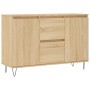 Aparador de madera de ingeniería roble Sonoma 104x35x70 cm de vidaXL, Aparadores - Ref: Foro24-827207, Precio: 92,37 €