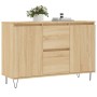 Sideboard aus Sonoma-Eichenholzwerkstoff, 104 x 35 x 70 cm von vidaXL, Sideboards - Ref: Foro24-827207, Preis: 92,37 €, Rabat...