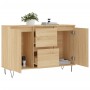 Sideboard aus Sonoma-Eichenholzwerkstoff, 104 x 35 x 70 cm von vidaXL, Sideboards - Ref: Foro24-827207, Preis: 92,37 €, Rabat...