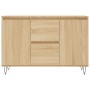 Sideboard aus Sonoma-Eichenholzwerkstoff, 104 x 35 x 70 cm von vidaXL, Sideboards - Ref: Foro24-827207, Preis: 92,37 €, Rabat...