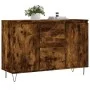 Smoked oak engineered wood sideboard 104x35x70 cm by vidaXL, Sideboards - Ref: Foro24-827209, Price: 85,32 €, Discount: %