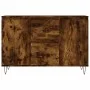 Aparador de madera de ingeniería roble ahumado 104x35x70 cm de vidaXL, Aparadores - Ref: Foro24-827209, Precio: 85,28 €, Desc...