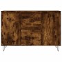 Sideboard aus geräuchertem Eichenholzwerkstoff, 104 x 35 x 70 cm von vidaXL, Sideboards - Ref: Foro24-827209, Preis: 86,38 €,...