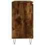 Smoked oak engineered wood sideboard 104x35x70 cm by vidaXL, Sideboards - Ref: Foro24-827209, Price: 85,32 €, Discount: %