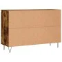 Smoked oak engineered wood sideboard 104x35x70 cm by vidaXL, Sideboards - Ref: Foro24-827209, Price: 85,32 €, Discount: %