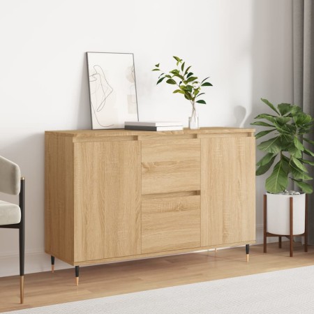 Sonoma Oak Engineered Wood Sideboard 104x35x70 cm by vidaXL, Sideboards - Ref: Foro24-827199, Price: 101,83 €, Discount: %