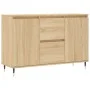 Sideboard aus Sonoma-Eichenholzwerkstoff, 104 x 35 x 70 cm von vidaXL, Sideboards - Ref: Foro24-827199, Preis: 98,53 €, Rabat...