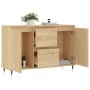 Sideboard aus Sonoma-Eichenholzwerkstoff, 104 x 35 x 70 cm von vidaXL, Sideboards - Ref: Foro24-827199, Preis: 98,53 €, Rabat...