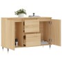 Sonoma Oak Engineered Wood Sideboard 104x35x70 cm by vidaXL, Sideboards - Ref: Foro24-827199, Price: 101,83 €, Discount: %